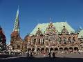 02 Bremen City Hall 1 * The Marktplatz (Market Place) and the Bremen Rathaus (City Hall) * 800 x 600 * (179KB)